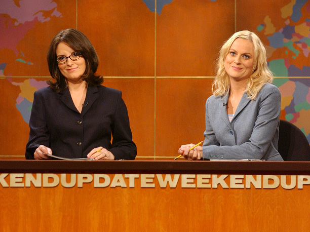 SNL Weekend Update Fey Poehler Broadcast Journalism